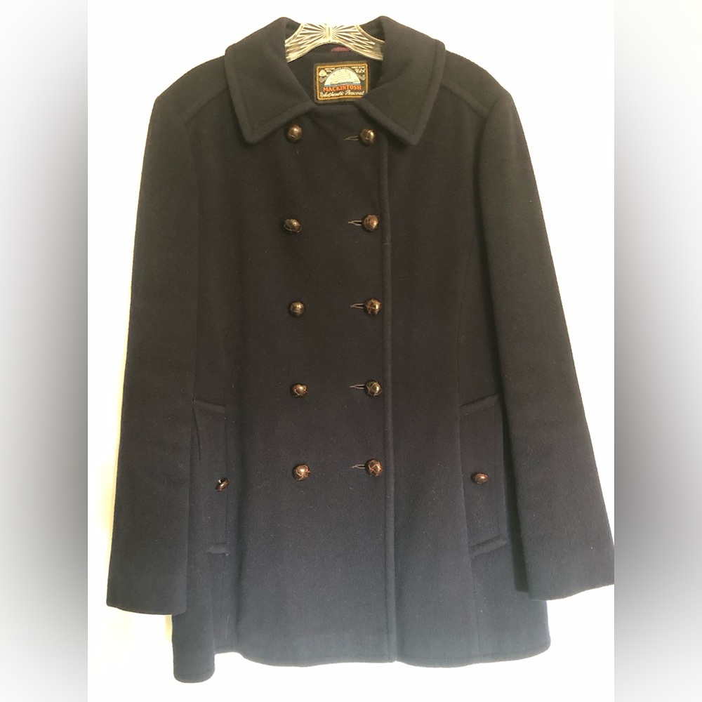 Women’s size 16 Navy 100% wool Pea Coat.
